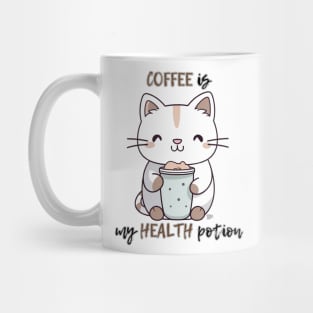 Cozy Cat with Coffee Cup Design Mug